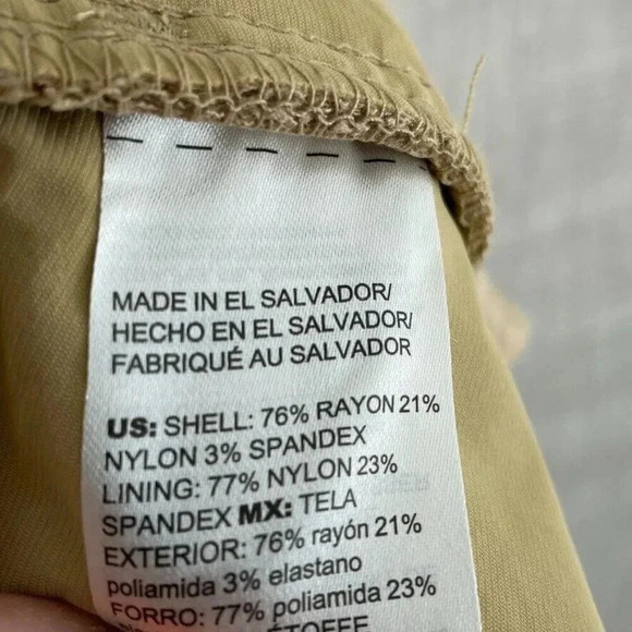 Chico's Pants Womens 2R (XL) tan 3933 - Picture 7 of 11